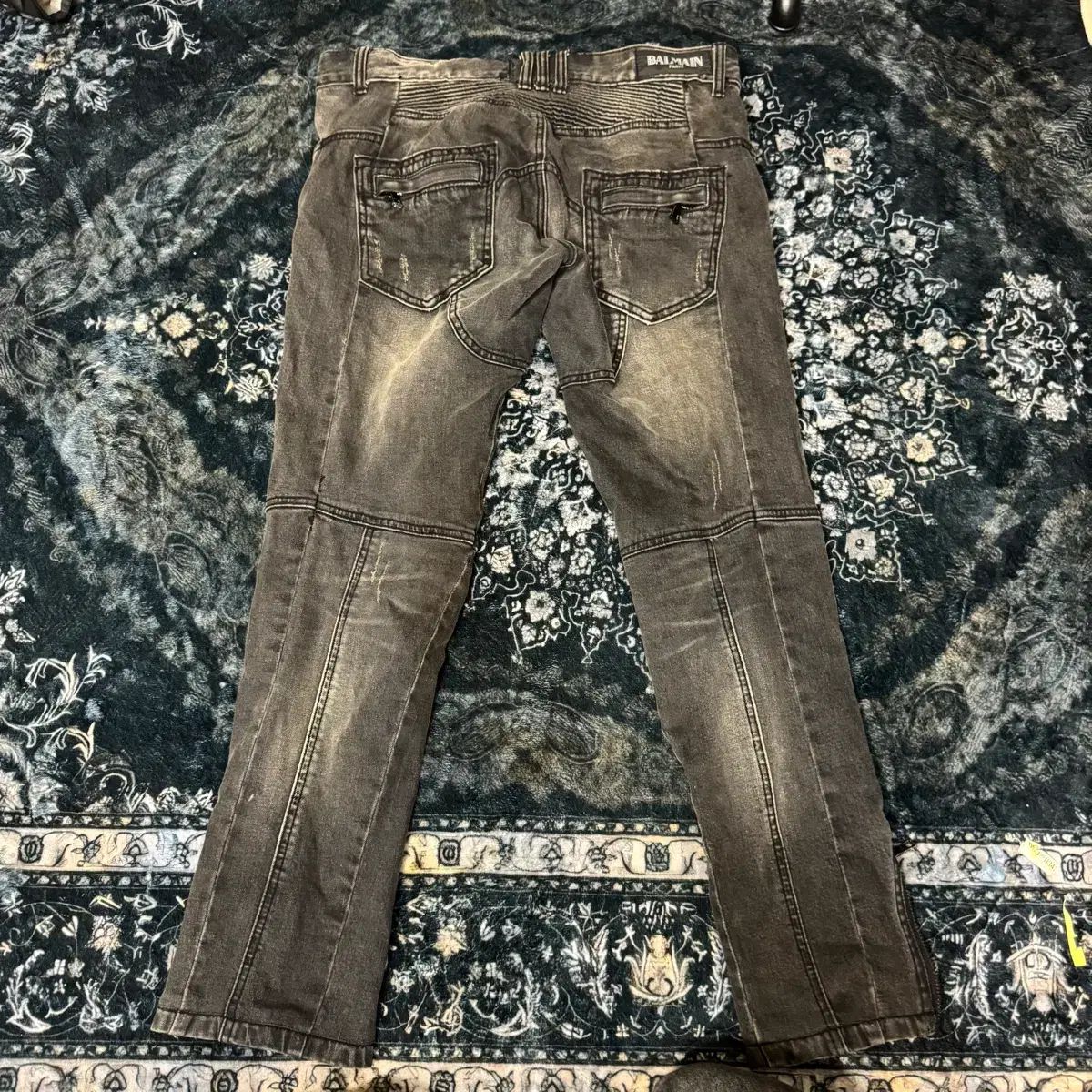 BALMAIN バルマン ウォッシュ バイ バイカー パンツ - メルカリ