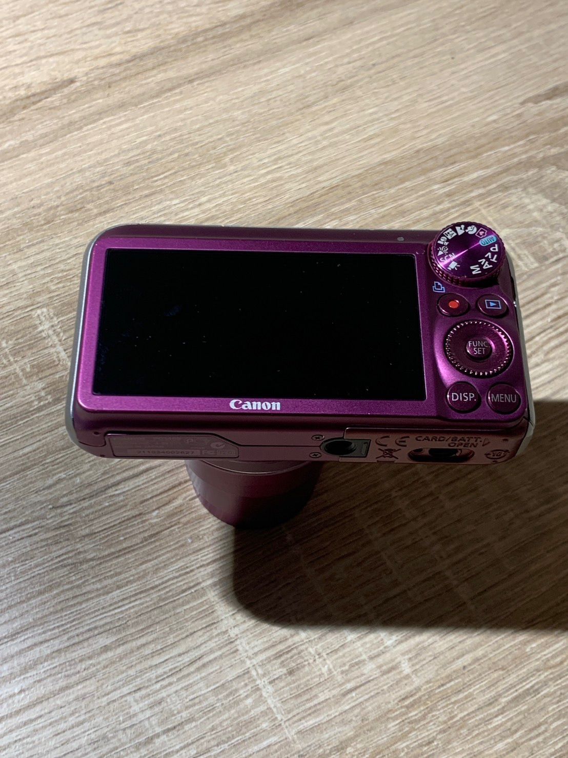 2463 Canon PowerShot SX210 IS パープル ジャンク品 デジカメ【コ