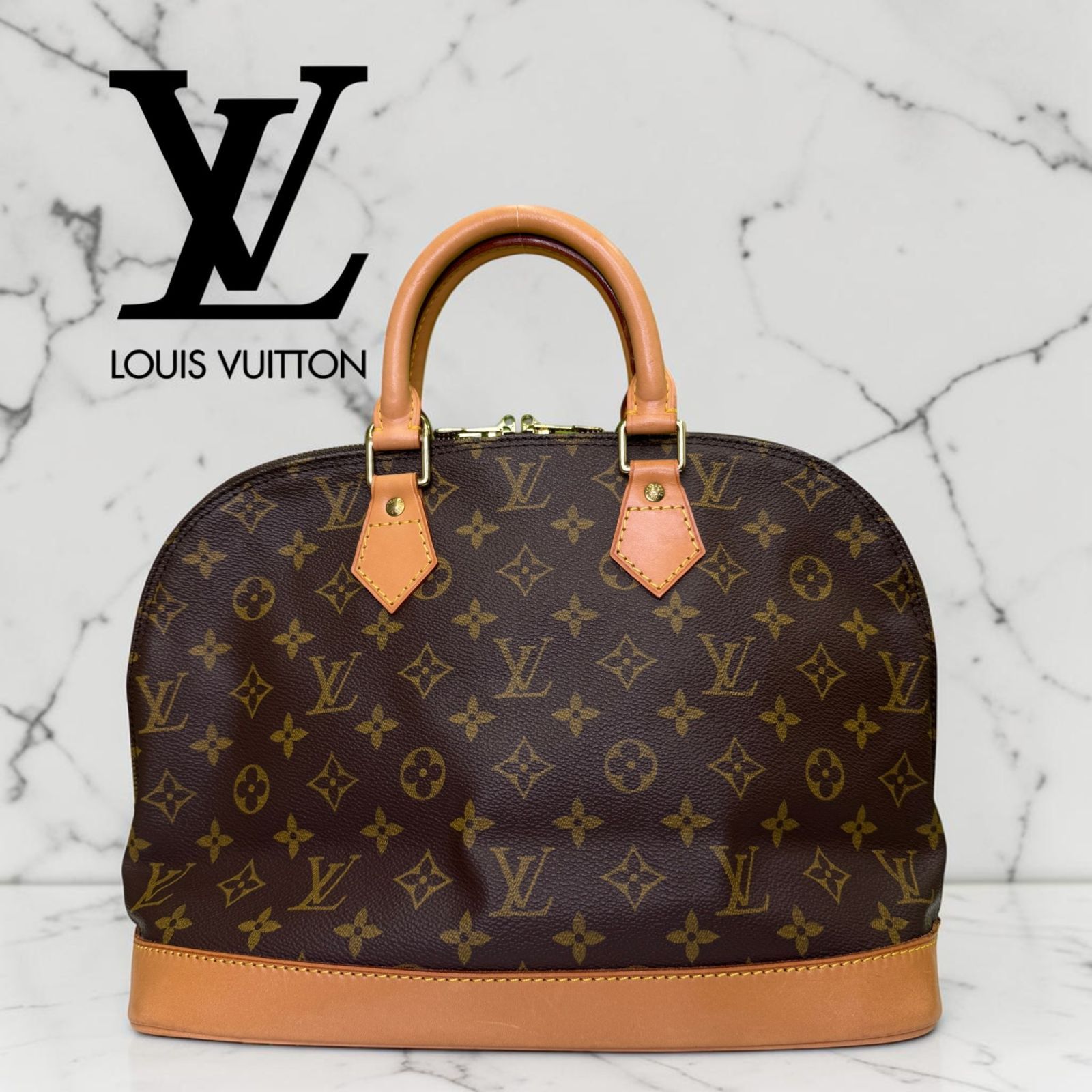 美品】ルイヴィトン アルマ LOUIS VUITTON Alma モノグラム 