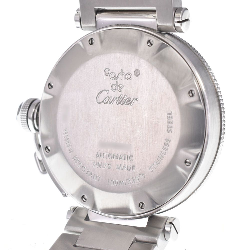 カルティエ CARTIER W31080M7 パシャ シータイマー シルバー 自動巻き