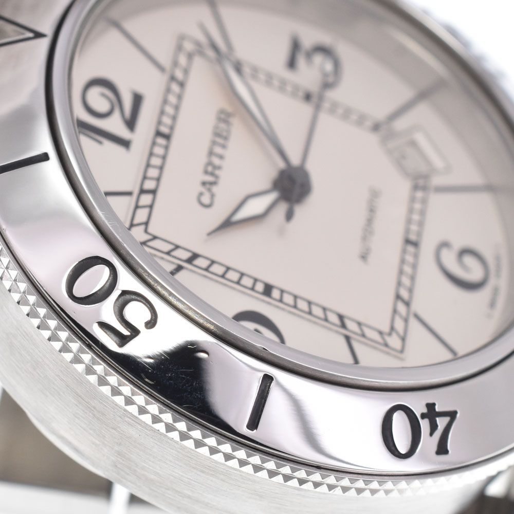 カルティエ CARTIER W31080M7 パシャ シータイマー シルバー 自動巻き