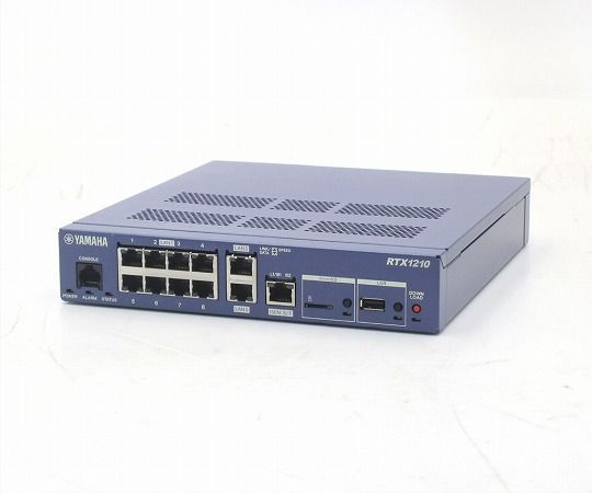 YAMAHA RTX1210 3系統10ポート1000BASE-T搭載VPNルーター 1.5Gbps Rev.14.01.42 中古