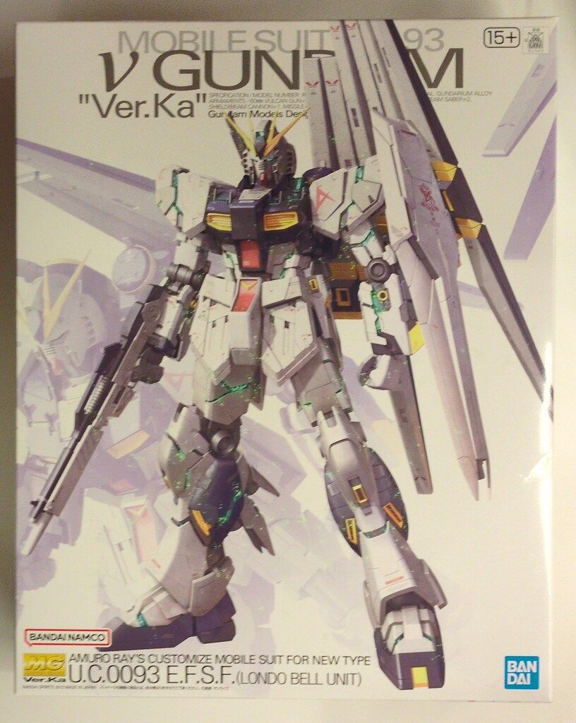 BANDAI SPIRITS MG 1/100 バンダイナムコ版 νガンダム Ver.Ka 15+表記