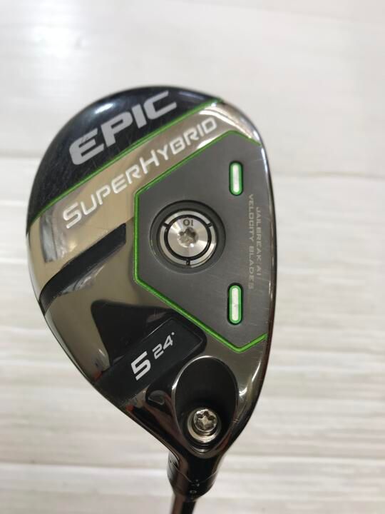 キャロウェイ　EPIC SUPER HYBRID　24度　Diamana 55 for Callaway　SRフレックス　ユーティリティ　中古【最短即日発送】