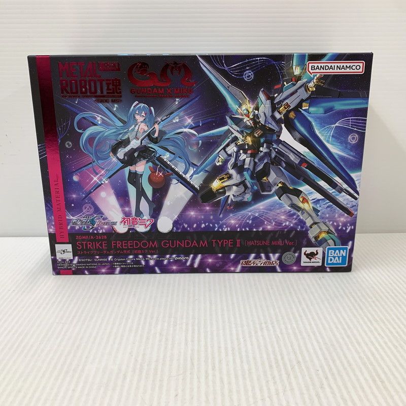 L ROBOT魂 ストライクフリーダムガンダム弐式　中古美品 未使用品】 METAL ROBOT魂 ストライクフリーダムガンダム弐式［初音