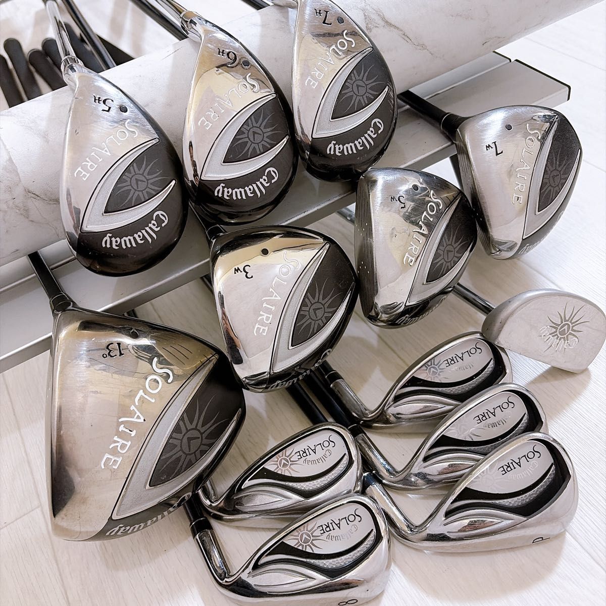 豪華13本 フルセット Callaway Solaire キャロウェイ ソレイル レディースゴルフセット 右利き G-0503