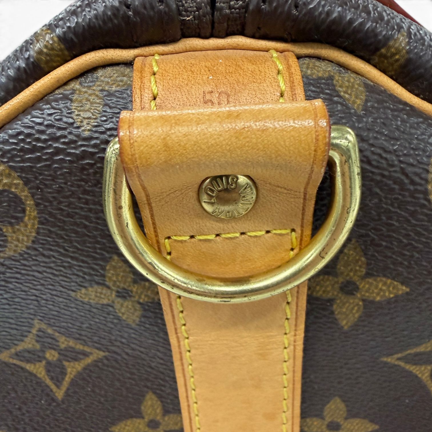 美品】ルイヴィトン LOUISVUITTON キーポルバンドリエール50