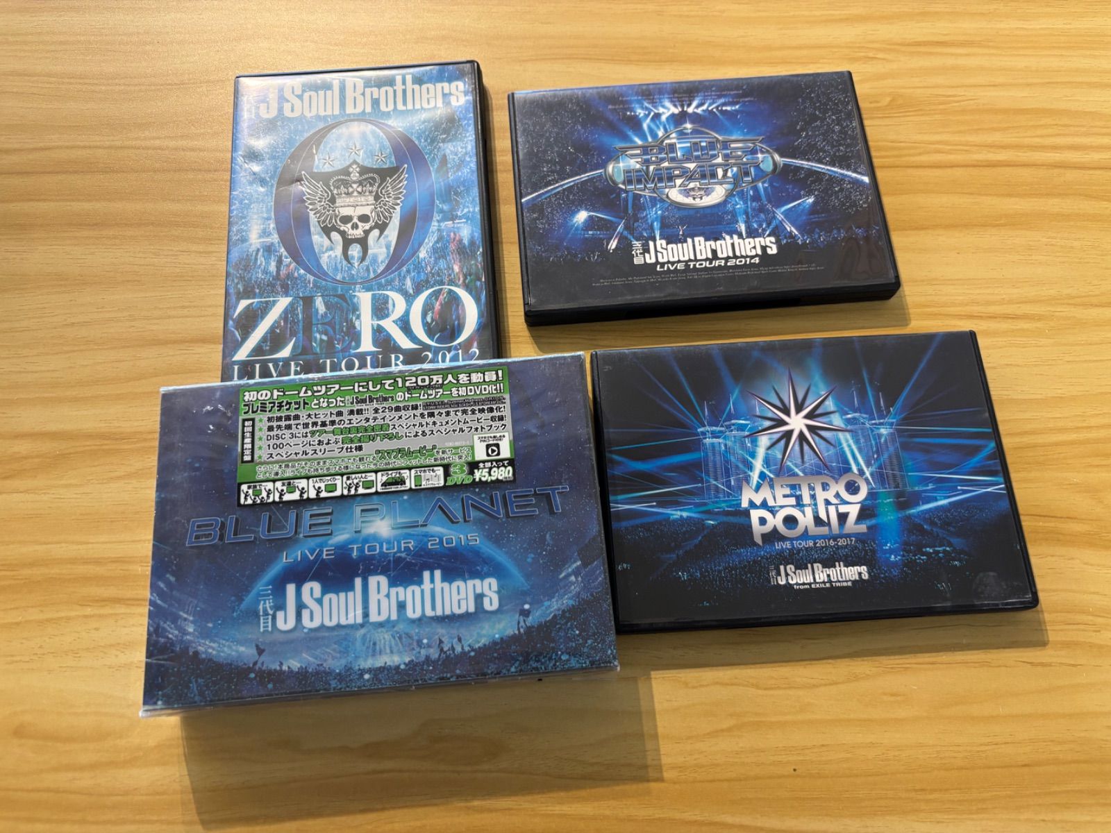 中古] [DVD] 三代目 J Soul Brothers 4点セット/ 「LIVE TOUR 2012