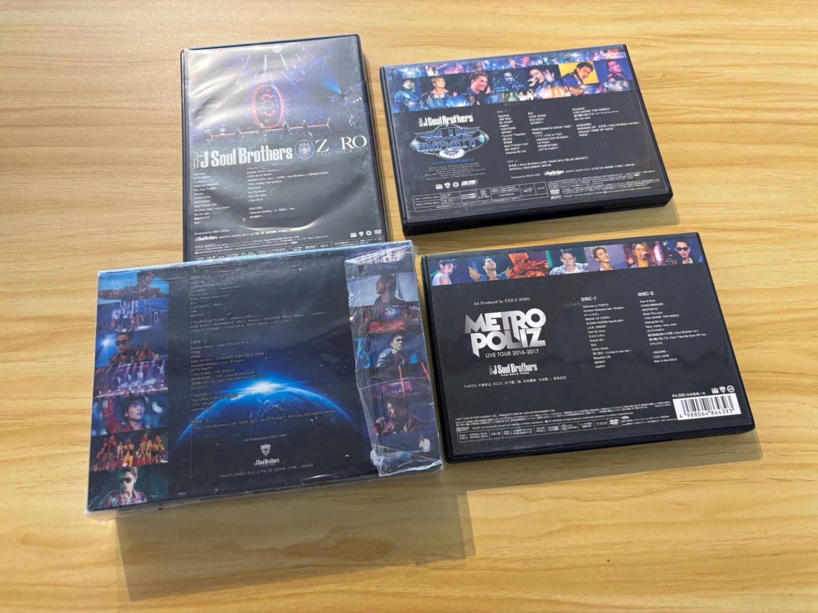 中古] [DVD] 三代目 J Soul Brothers 4点セット/ 「LIVE TOUR 2012