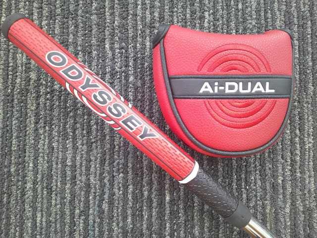 中古 パター オデッセイ Ai-DUAL 1／2-BALL #7 S/STROKELAB 90[34]//3