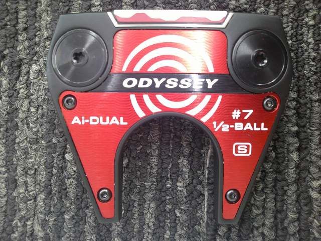 オデッセイ 商品名：２−ＢＡＬＬＴＥＮＴＲＩＰＬＥＴＲＡＣＫ３4インチ 中古 パター オデッセイ Ai-DUAL 1／2-BALL #7 S/STROKELAB 90[34]//3