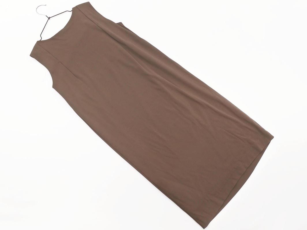 Harrods ハロッズ コットンツイード ノースリーブ ワンピース N1607 Harrods ハロッズ ノースリーブ ワンピース size1/茶 □◇ レディース