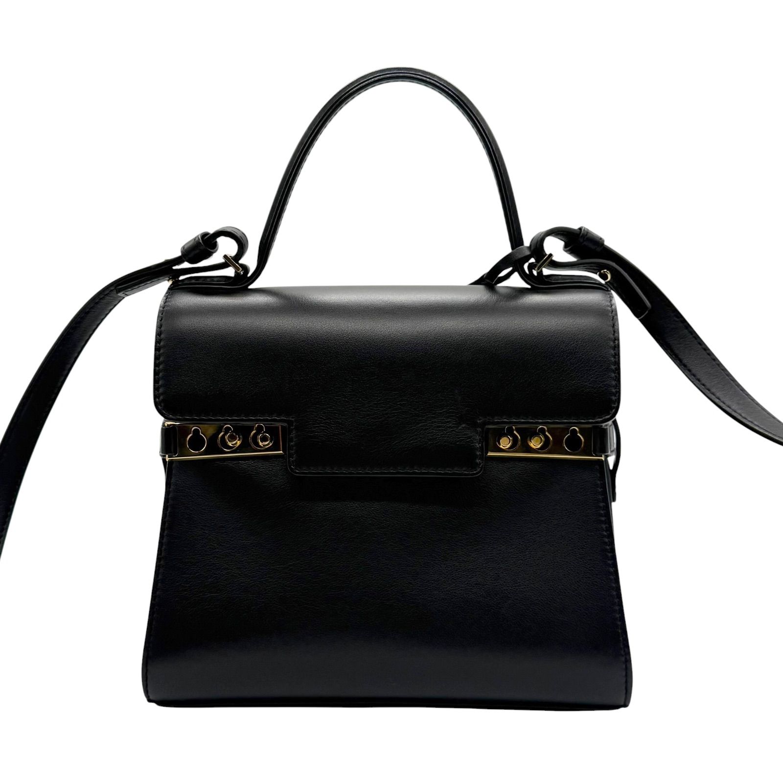 使用少 DELVAUX デルヴォー タンペート PM 2way ハンドバッグ 