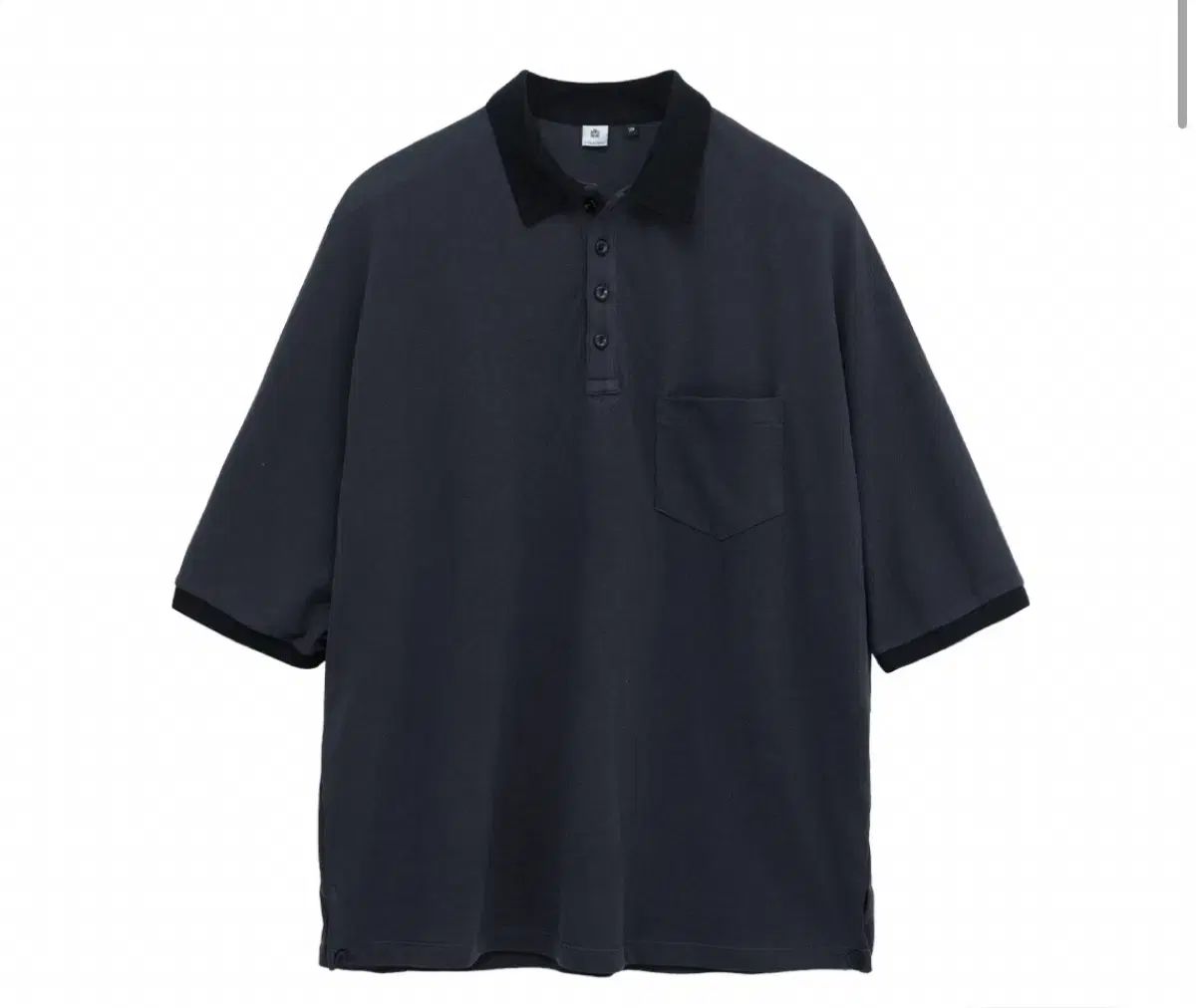 ポリテルーズPKTシャツ チャコールネイビー 2