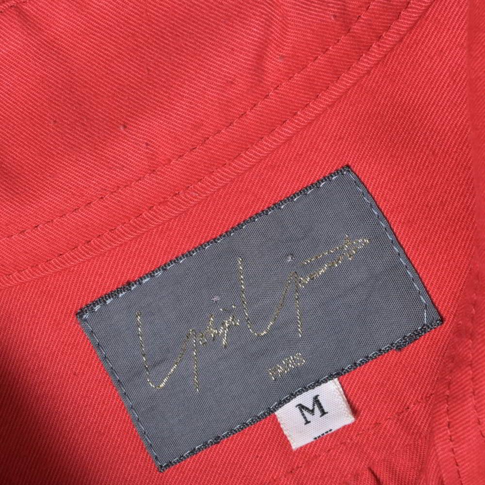 Yohji Yamamoto 丸文字タグ ヨーク ギャザー ボタンダウン シャツ