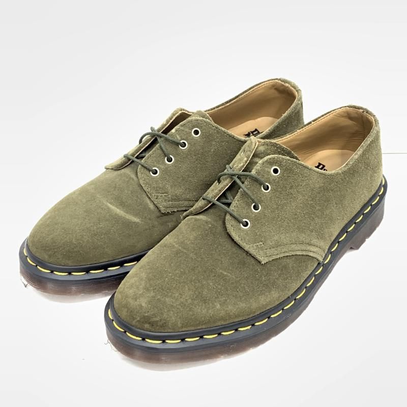 【中古】Dr.Martens SMITHS スウェード モスグリーン 26㎝　ドクターマーチン[92]