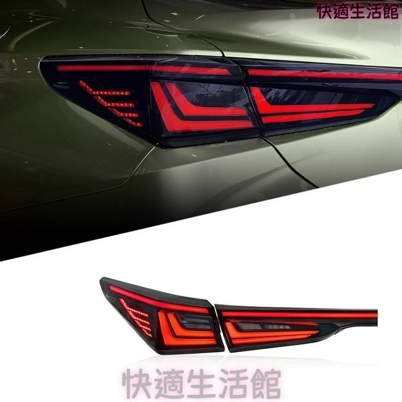 人気商品 レクサス ES 2018-2024 LEDテールランプ 左右セット 一文字テール シーケンシャルウインカー gzj717