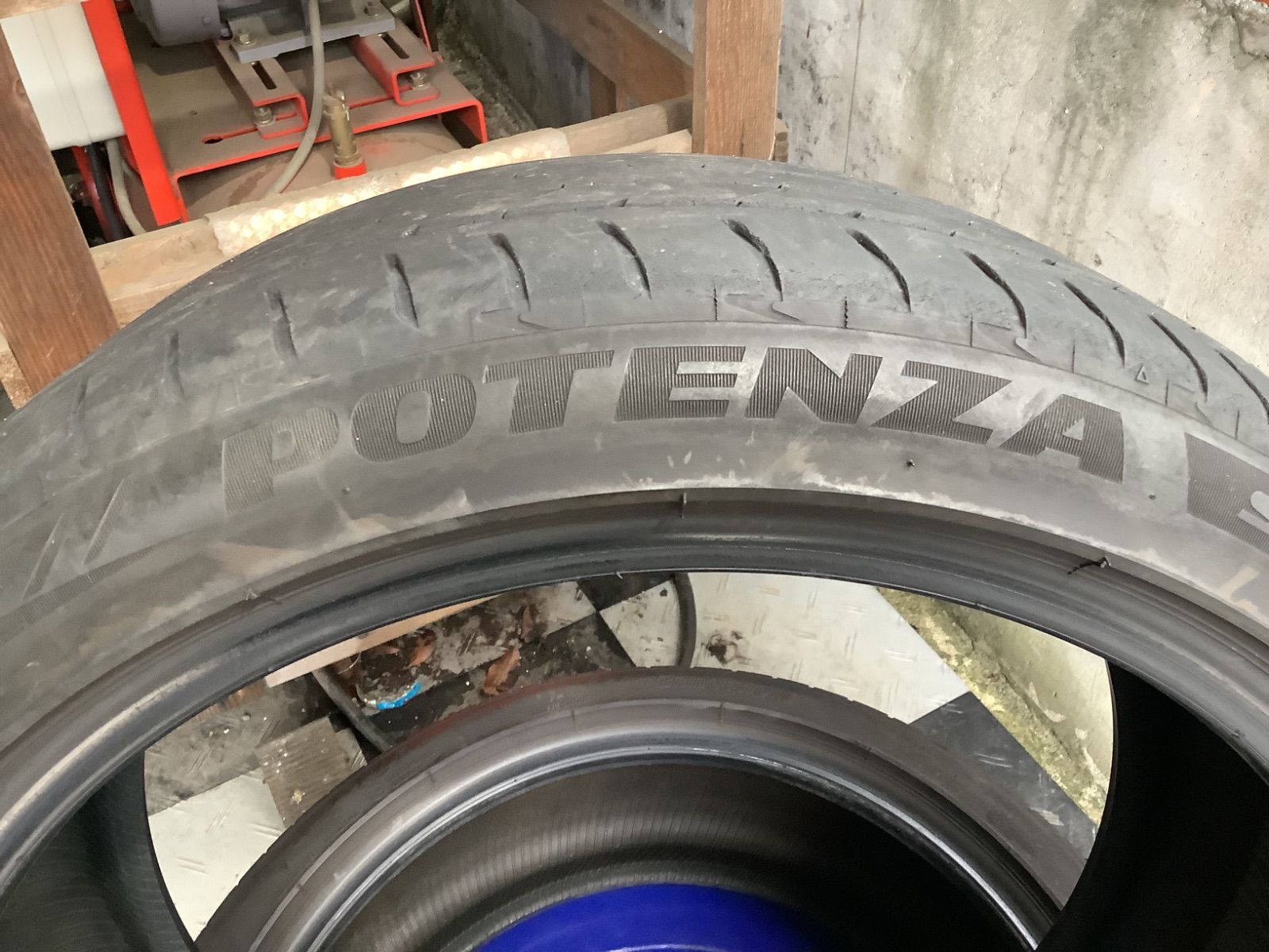 車 2024年製 約7.5分山 ブリヂストン BRIDGESTONE ポテンザ POTENZA