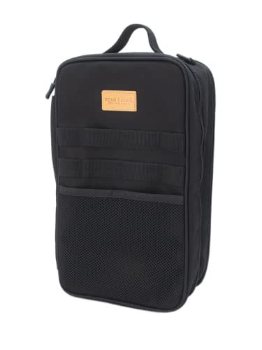 WILDTECH(ワイルドテック) GEAR L CORDURA(コーデュラ)ファブリック 215-AFXP213 [YouTuber「FUKU」コラボ商品] アウトドア youtuber fuku カトラリーケース スパイスケース Lサイズ (BLACK)t