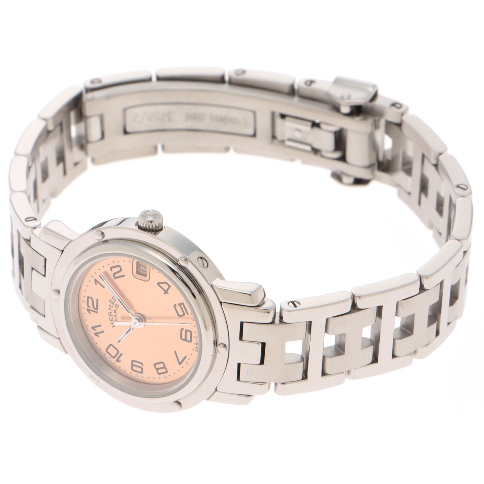 HERMES エルメス クリッパー CL4.210 腕時計 ステンレススチール