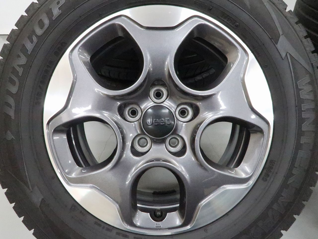 4本 Jeep レネゲード 純正 16インチ 6.5J +40 5H PCD 110 スタッドレス 