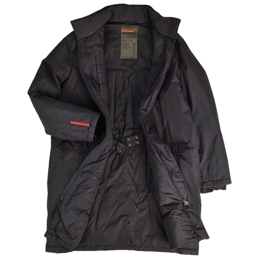 PRADA　SPORT　ダウンコート 美品 プラダ PRADA SPORT コート ダウンコート ロングコート ジップ