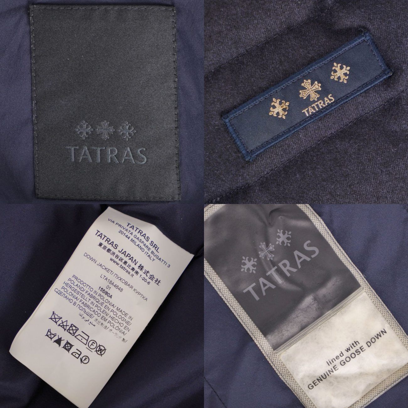 美品 タトラス TATRAS ジャケット 2018 SPINOSA スピノサ ダ - メルカリ