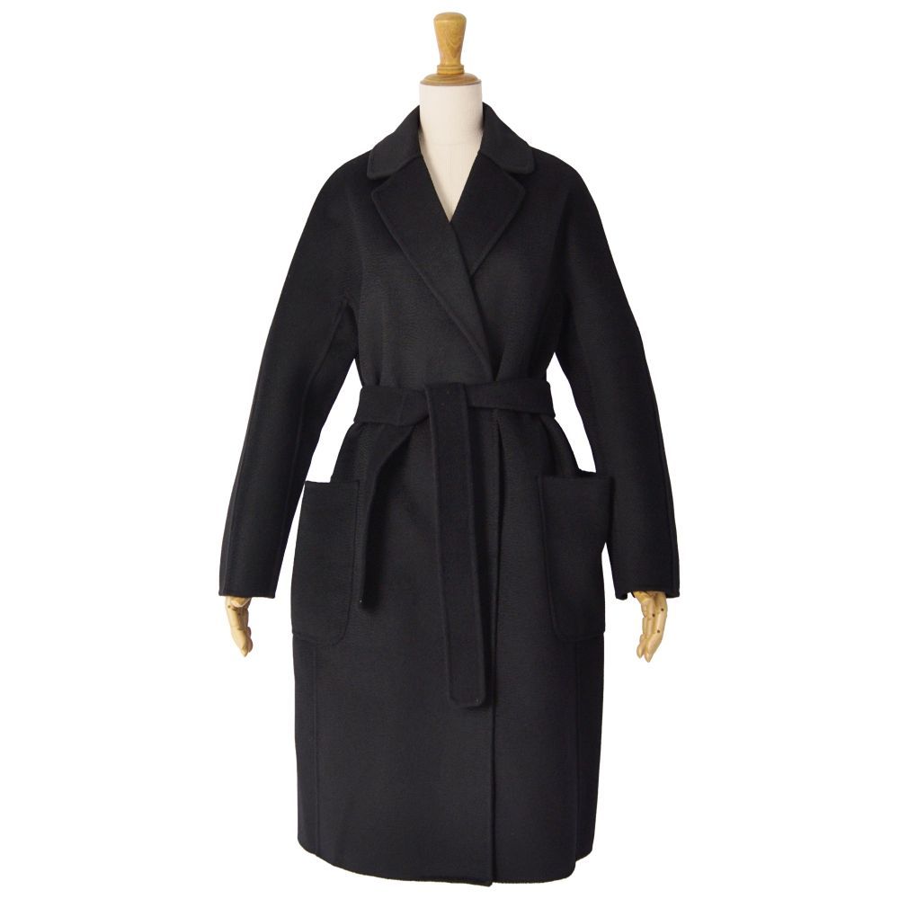 極美品 マックスマーラ Max Mara コート 2019 ベルト付き ロングコ