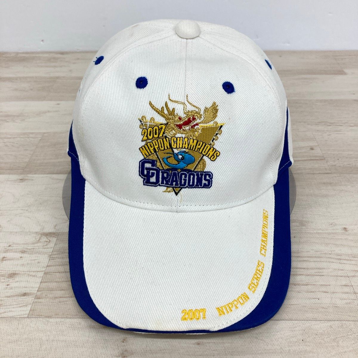 ミズノ/MIZUNO 中日ドラゴンズ 2007 日本シリーズ優勝記念 キャップ