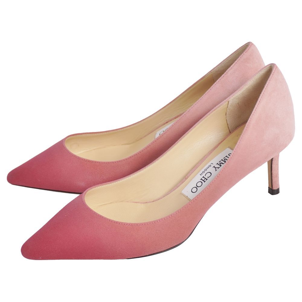 美品 ジミーチュウ JIMMY CHOO パンプス スエードレザー ヒール シュ