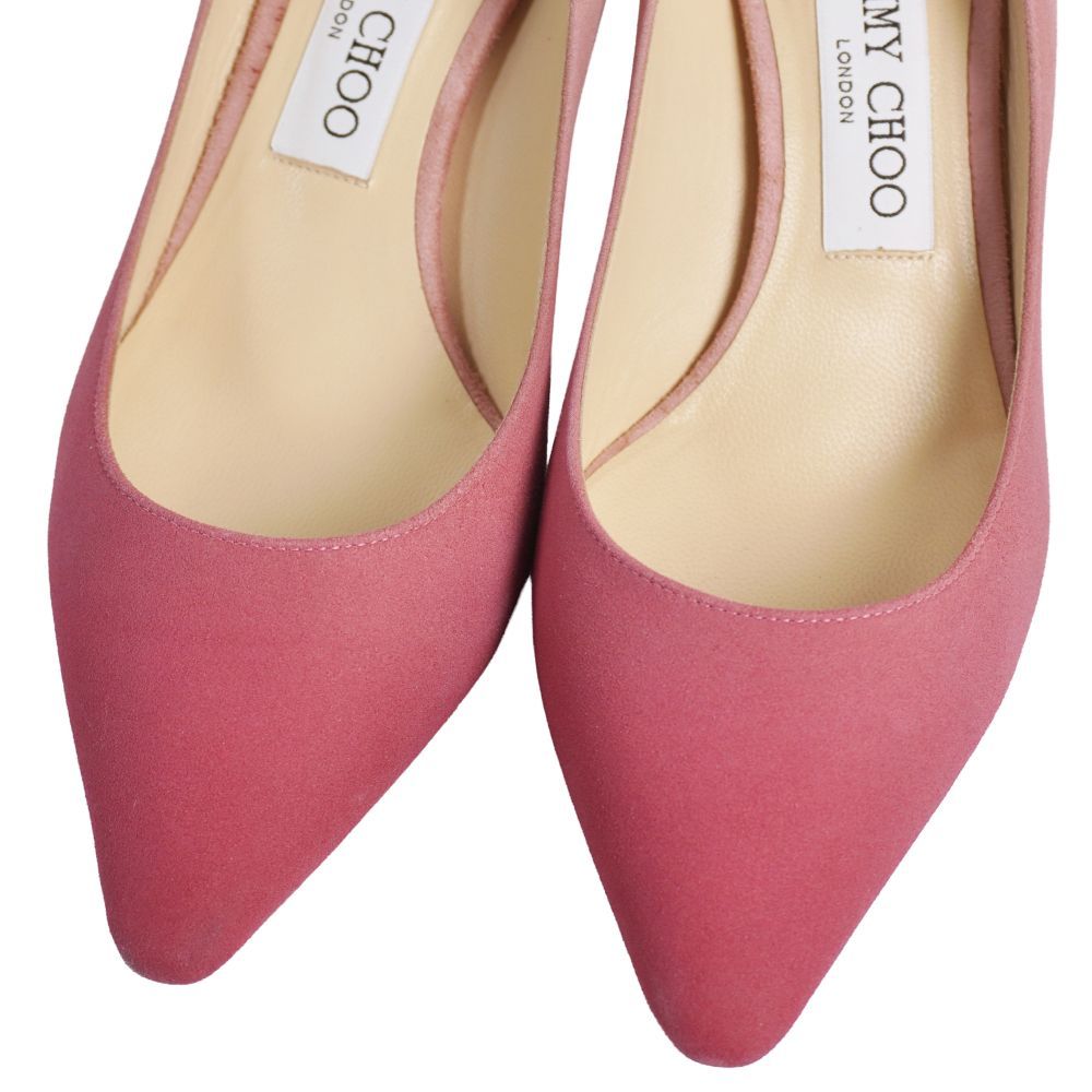 美品 ジミーチュウ JIMMY CHOO パンプス スエードレザー ヒール シュ