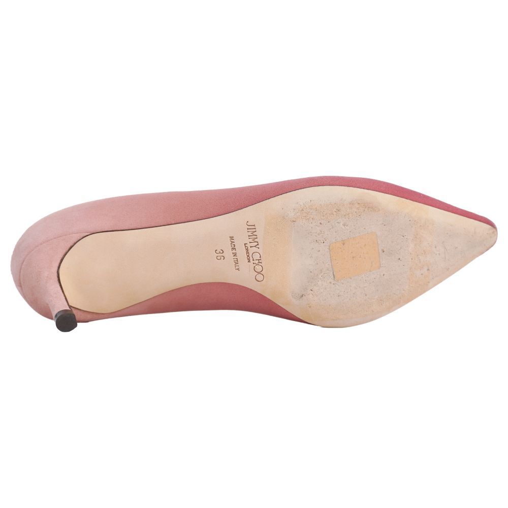 美品 ジミーチュウ JIMMY CHOO パンプス スエードレザー ヒール シュ