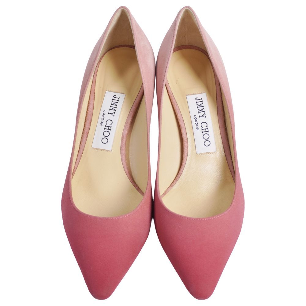 美品 ジミーチュウ JIMMY CHOO パンプス スエードレザー ヒール シュ