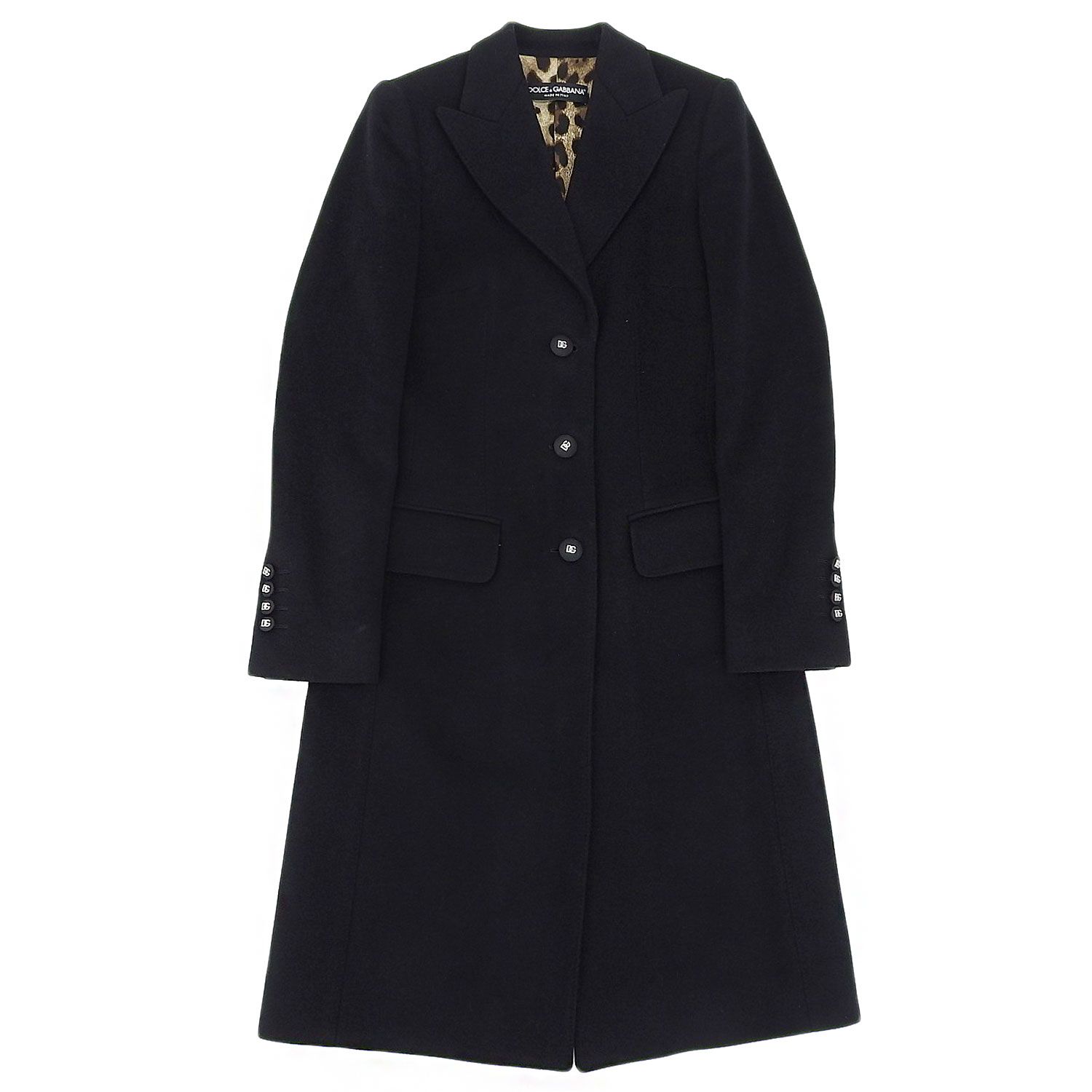 美品 ドルチェ&ガッバーナ DOLCE&GABBANA コート チェスターコート