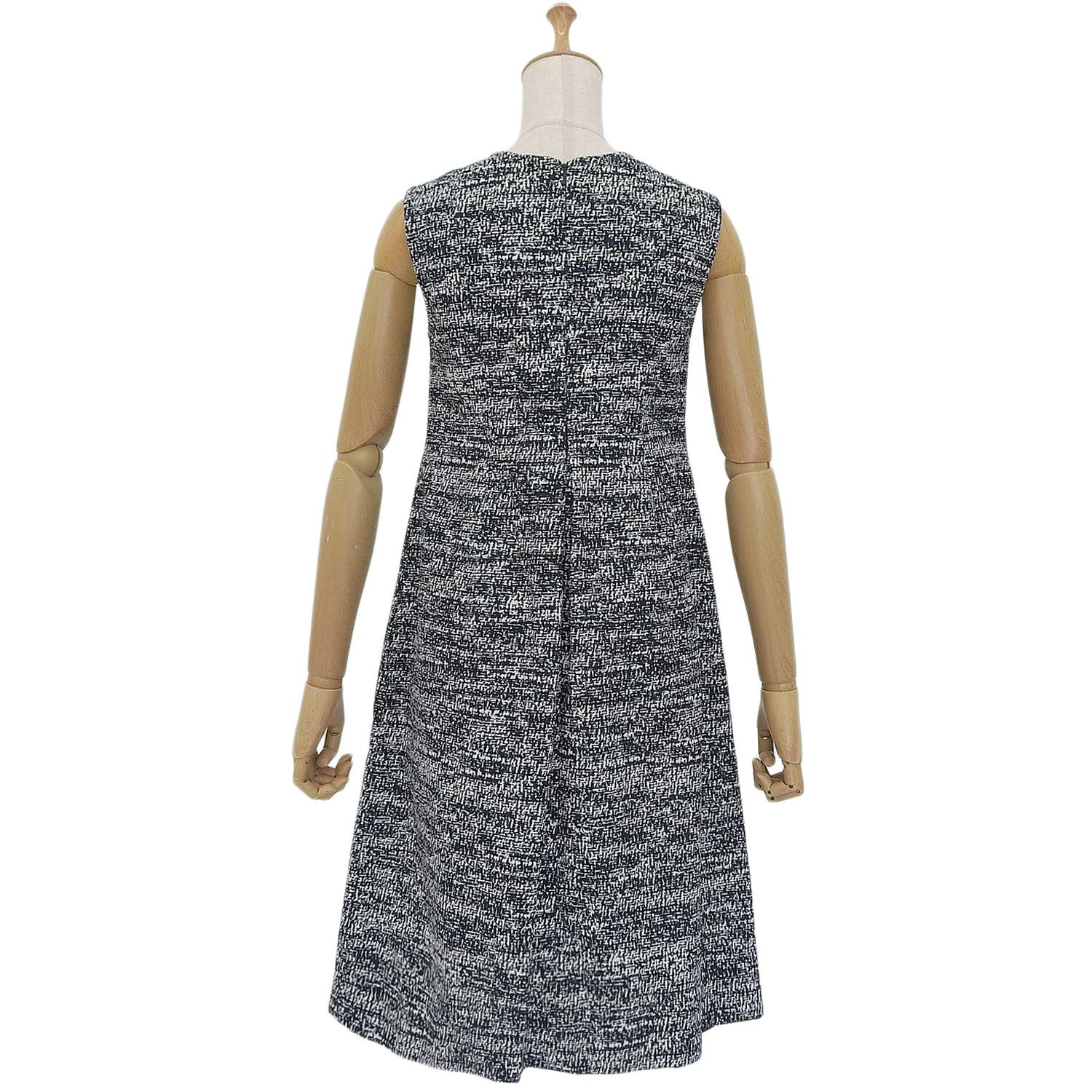 極美品 エス マックスマーラ S Max Mara ワンピース ノースリーブ ボ
