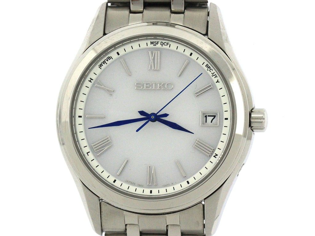 SEIKO セイコー セイコーセレクション ソーラー電波 SBTM357 腕時計 ステンレス シルバー文字盤 ソーラー電波時計 メンズ 2026年正規品 【中古】472