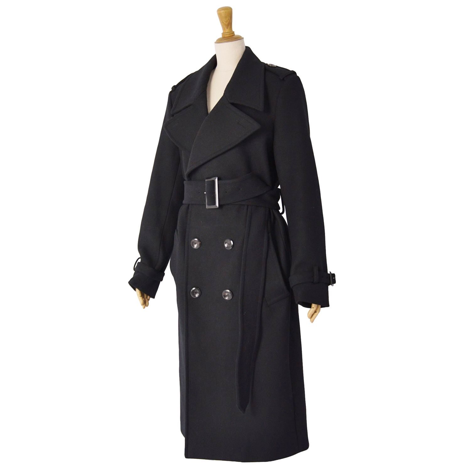 saint laurent paris 16AW トレンチコート　ロングコート 美品 サンローラン パリ SAINT LAURENT PARIS 2020 ロン - メルカリ