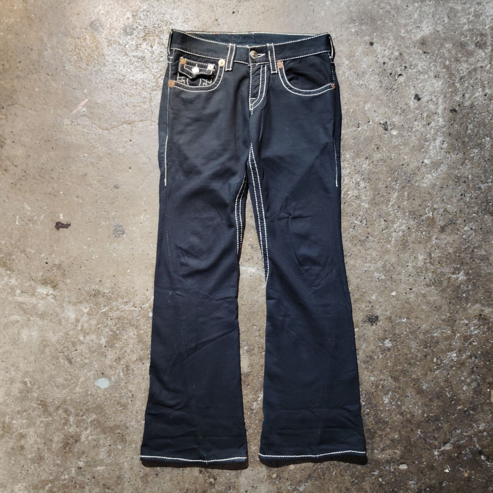 TRUE RELIGION JOEY BIG T FLARE SWEAT PANT W29 L33 トゥルー