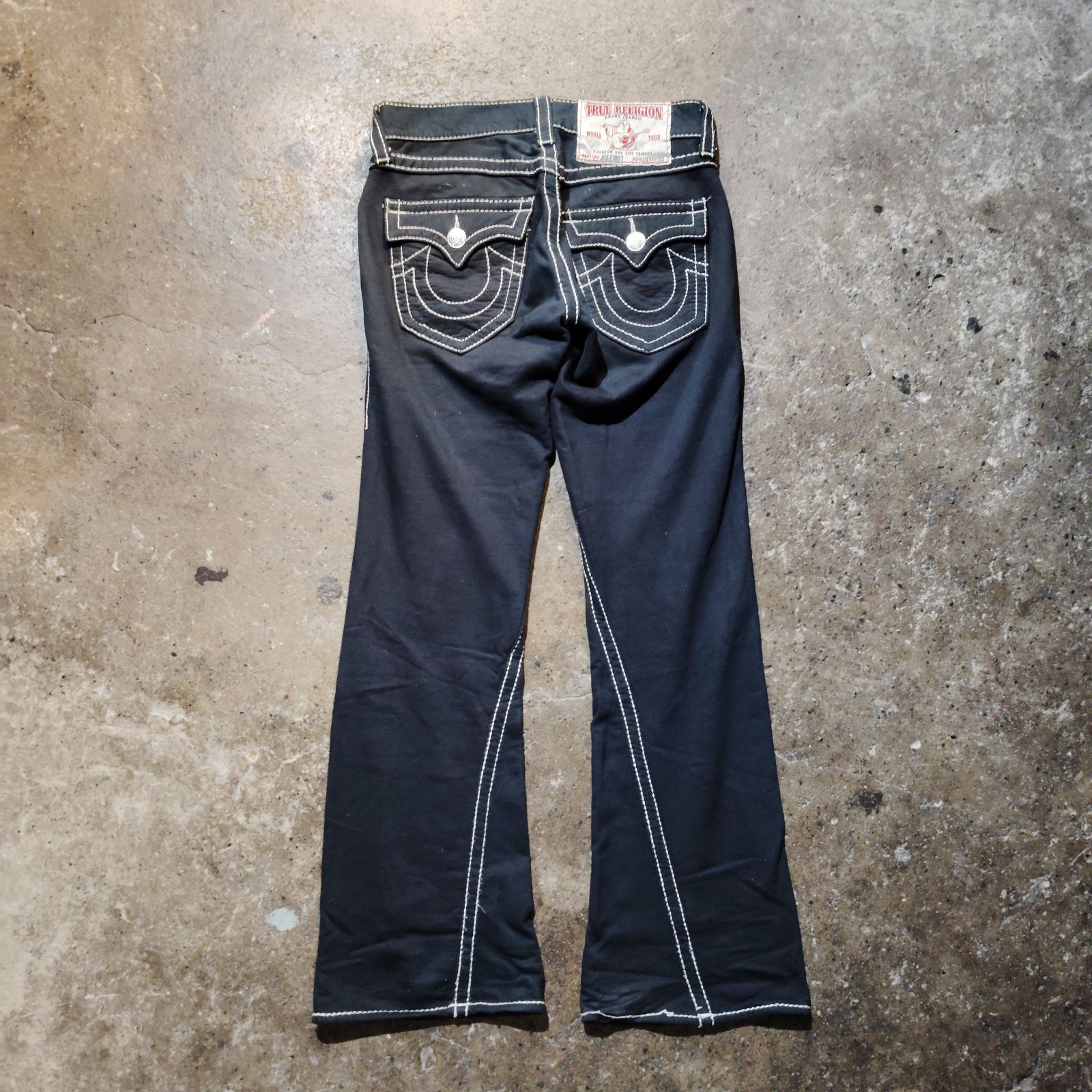TRUE RELIGION JOEY BIG T FLARE SWEAT PANT W29 L33 トゥルー