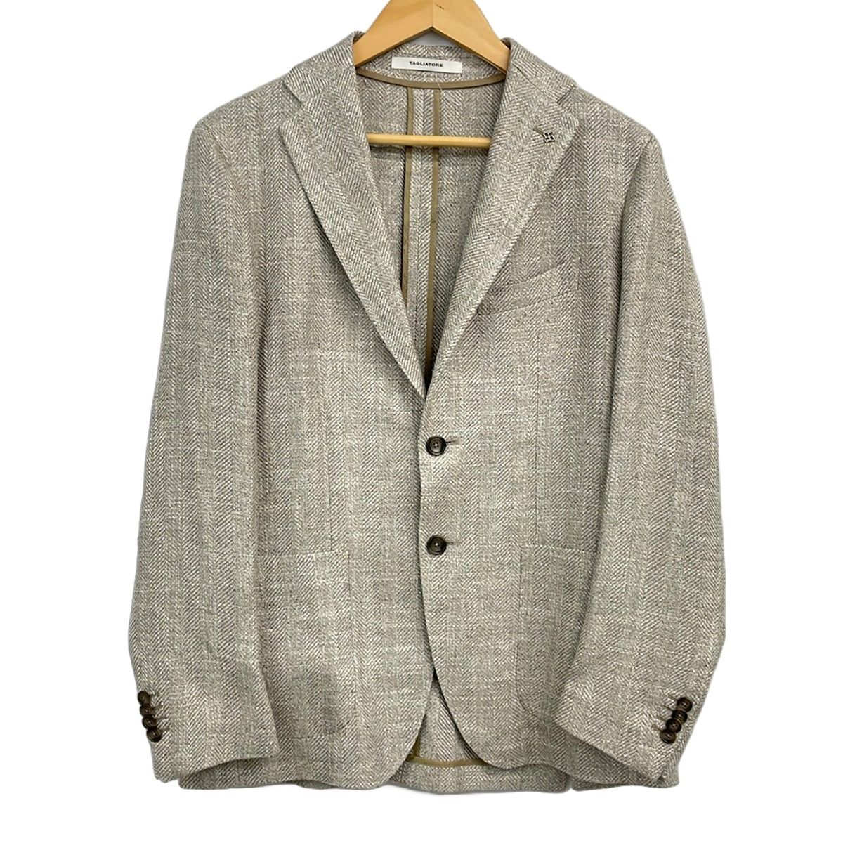TAGLIATORE(タリアトーレ) ジャケット サイズ46 XL メンズ美品 - グレーベージュ 長袖/オールシーズン 26,300円