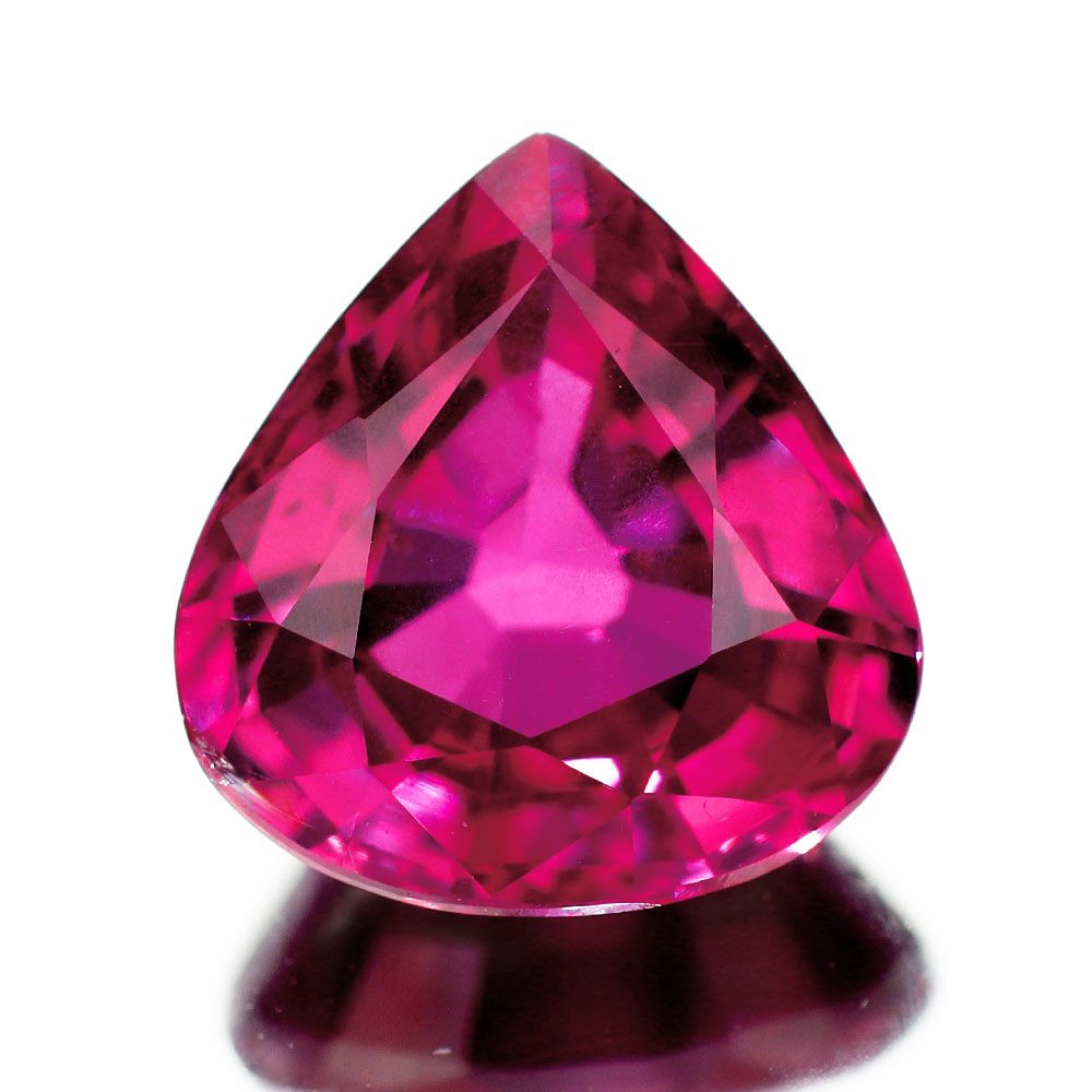 新品 モザンビーク産ビビッドレディッシュピンク ルビー ルース 1.08ct 希少石 レアストーン【エスコレ】
