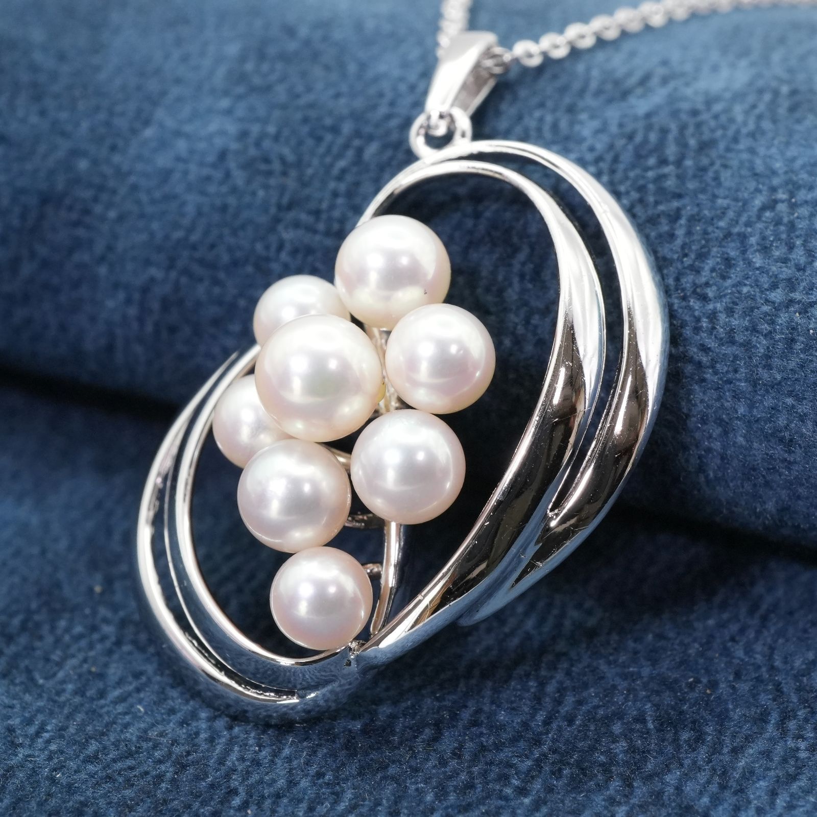 美品 ミキモト シルバー アコヤ真珠 ペンダント ネックレス/25-1377S 12,994円