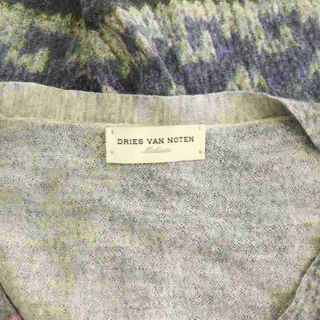 ドリスヴァンノッテン DRIES VAN NOTEN カーディガン 薄手 長袖 シルク