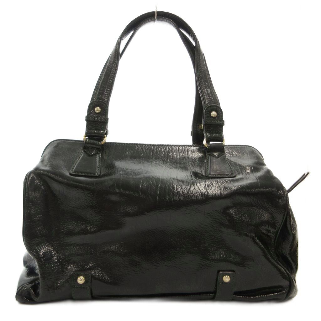マックスマーラ MAX MARA トートバッグ ハンドバッグ レザー ロゴ 黒
