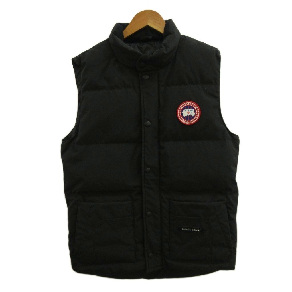 カナダグース CANADA GOOSE フリースタイル クルーベスト FREESTYLE CREW VEST ダウン 上着 SP 180/92Y 黒 ブラック 無地 スタンドカラー 4154M /PP ■GY18 26,585円