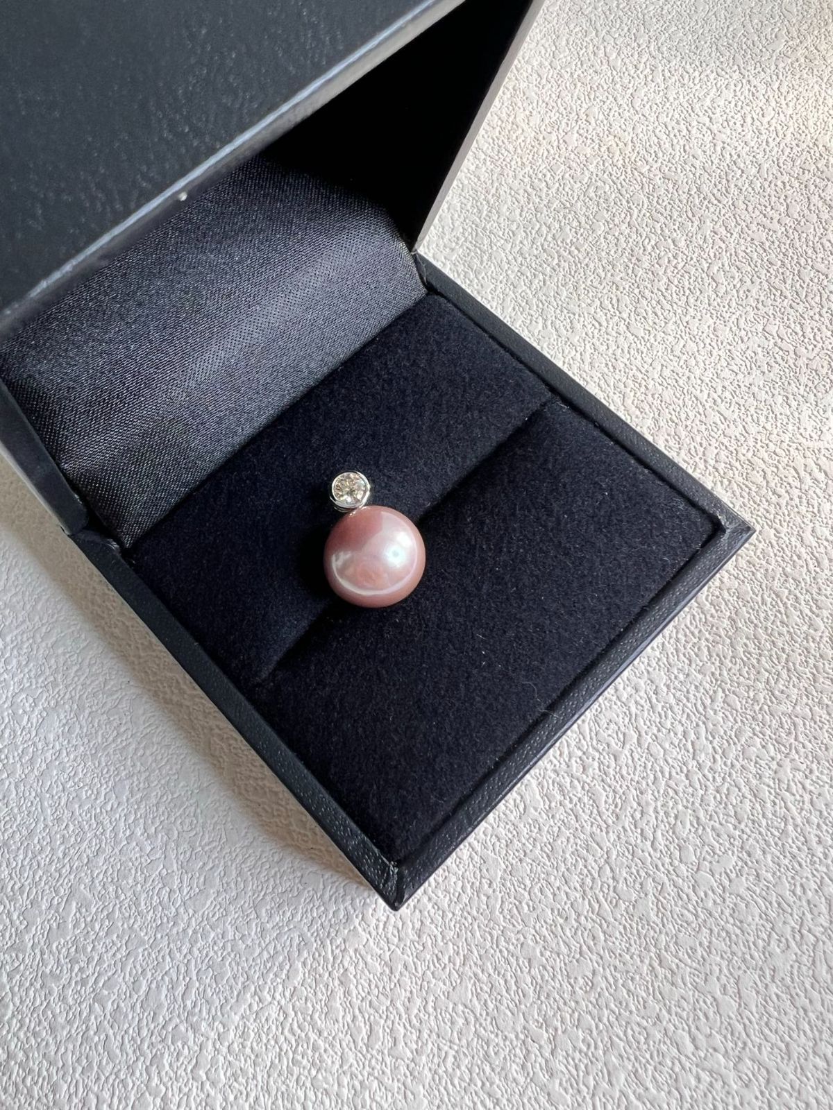 パール　18K 2.8g 12mm D0.2ct 2BG26079951-0051