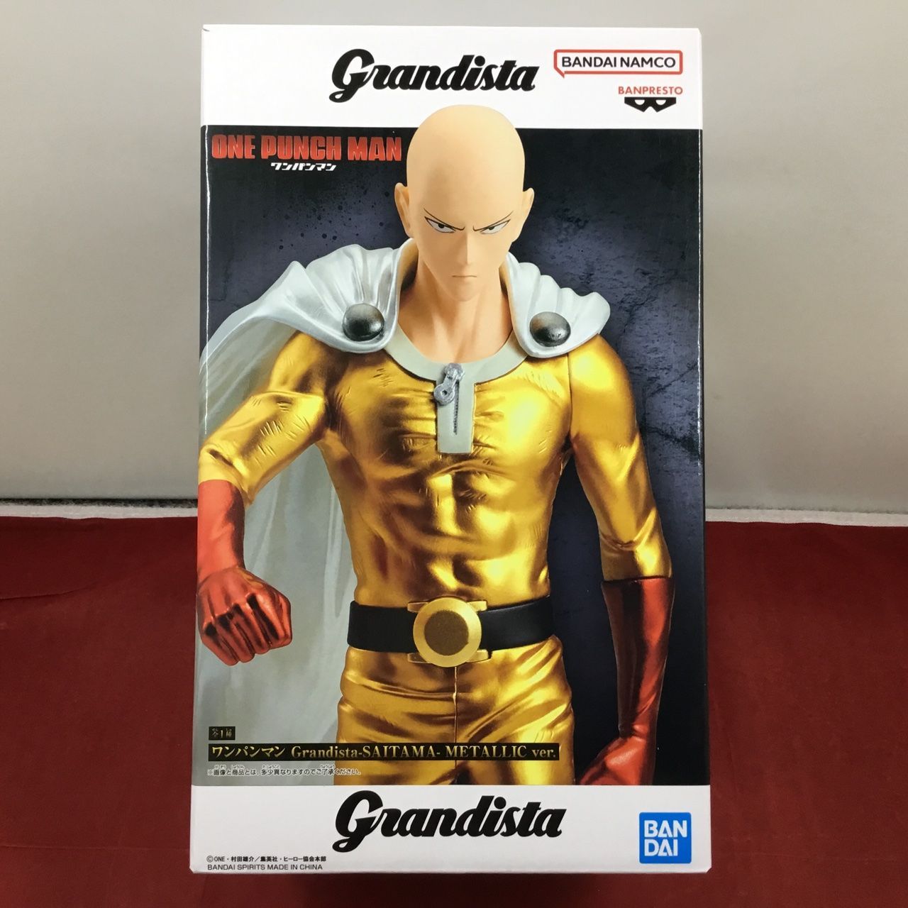 New, unopened item. One-Punch Man Grandista Saitama Metallic ver