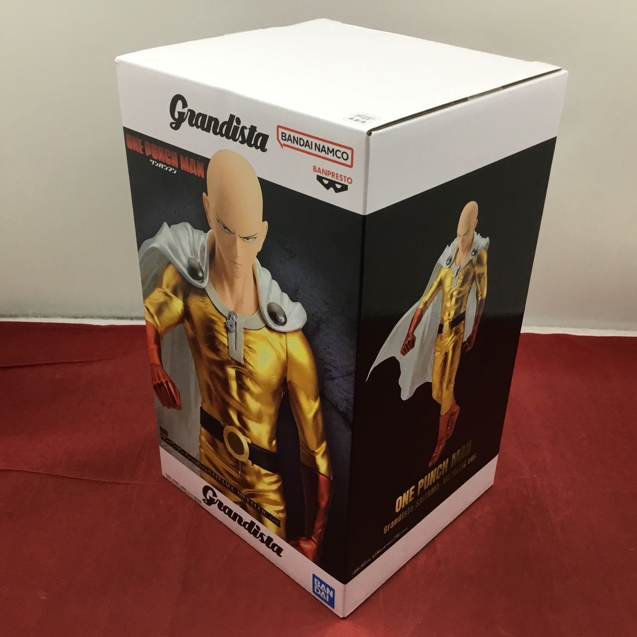 New, unopened item. One-Punch Man Grandista Saitama Metallic ver