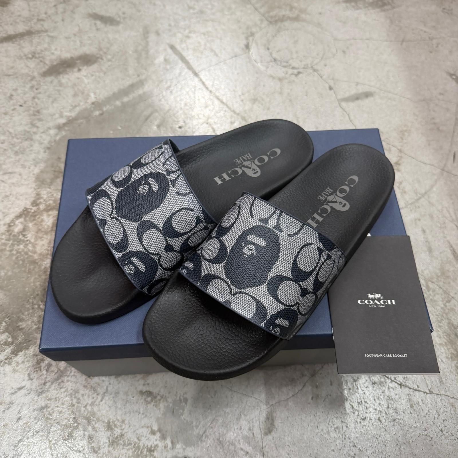 COACH × A BATHING APE BXC SLIDE スライドサンダル シャワー サンダル