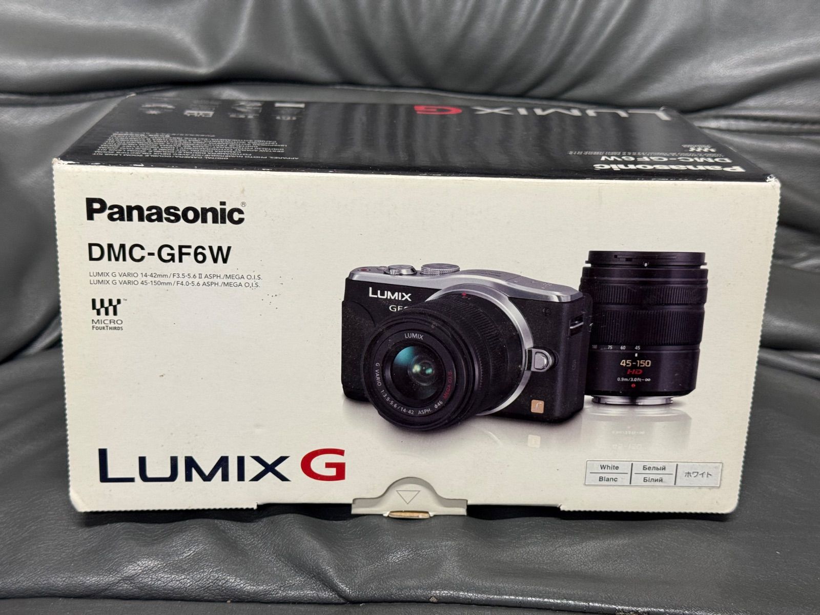 未使用 Panasonic LUMIX ミラーレス一眼 DMC-GF6W ホワイト　パナソニック ルミックス